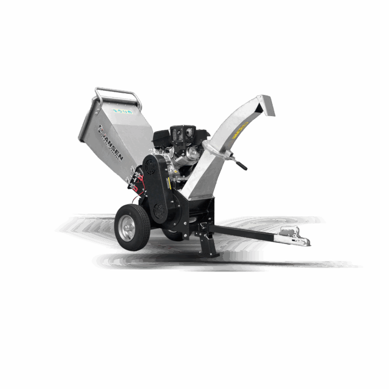 GTS2000pro Wood chipper from Jansen USA, Feature photo with no background but a shadow.