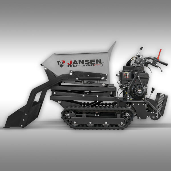 Side shot of a Jansen RD-300pros ready to scoop