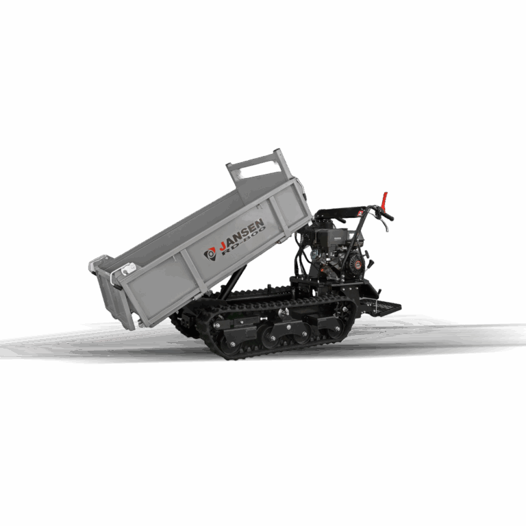 RD-800 Track Dumper from Jansen USA, Feature photo with no background but a shadow.