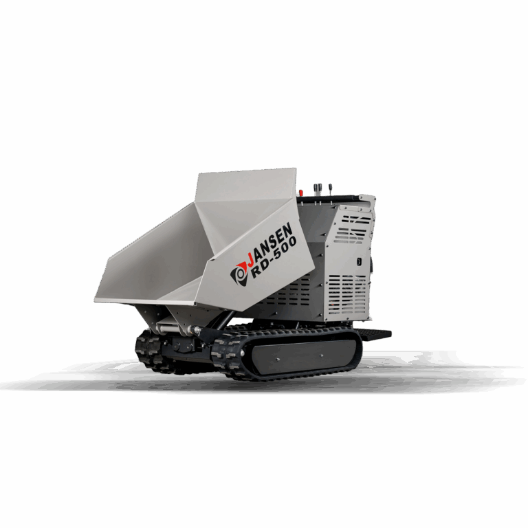 RD-500 Track Dumper from Jansen USA, Feature photo with no background but a shadow.