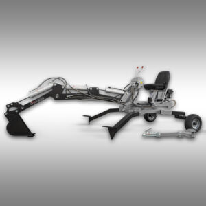 Jansen USA Mb-360 towable backhoe with 360° swivel and 7 foot digging depth